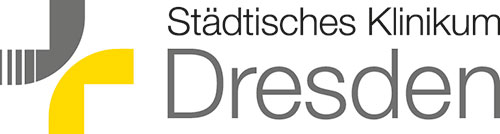 Das Logo des Städtischen Klinikums Dresden mit selbigem Schriftzug.
